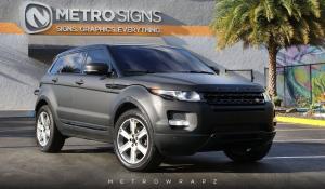 Land Rover Range Rover Evoque Deep Matte Black by MetroWrapz